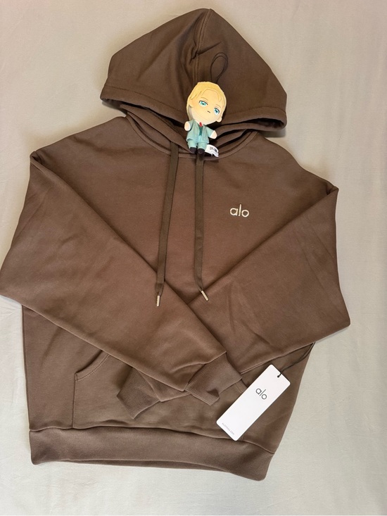 ALO Yoga Tops - ALO Yoga women's Brown  Hoodie Sweatshirt